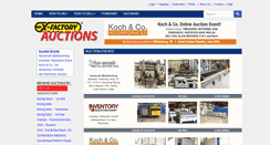 Desktop Screenshot of exfactoryauctions.com